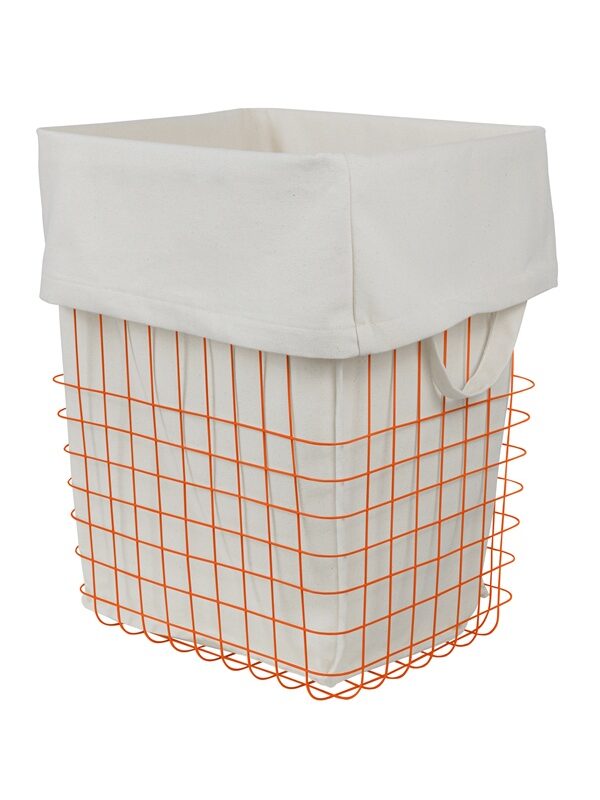 Store-IT Basket with Canvas - Orange - Image 1